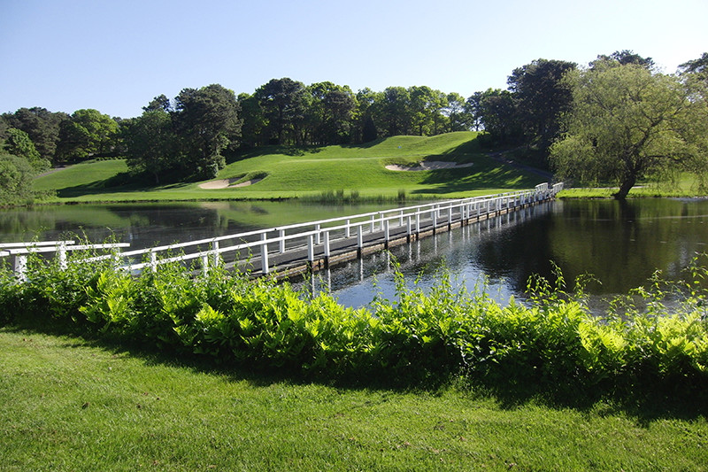 scenic view of Blue Rock Golf Course in South Yarmouth Mass
