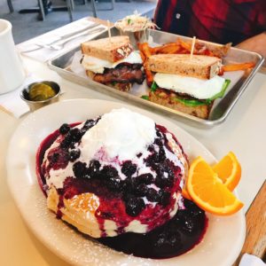 Blueberry Ricotta Pancakes